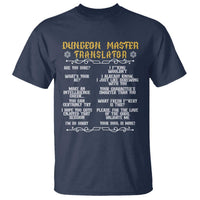 Dungeon Master Translator RPG Humor T Shirt Sarcastic Tabletop Roleplay Game Masters and Players - Wonder Print Shop