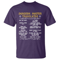 Dungeon Master Translator RPG Humor T Shirt Sarcastic Tabletop Roleplay Game Masters and Players - Wonder Print Shop