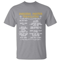 Dungeon Master Translator RPG Humor T Shirt Sarcastic Tabletop Roleplay Game Masters and Players - Wonder Print Shop