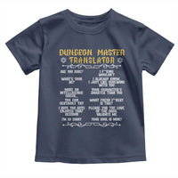 Dungeon Master Translator RPG Humor Toddler T Shirt Sarcastic Tabletop Roleplay Game Masters and Players - Wonder Print Shop