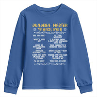Dungeon Master Translator RPG Humor Youth Sweatshirt Sarcastic Tabletop Roleplay Game Masters and Players - Wonder Print Shop