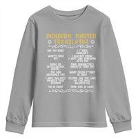 Dungeon Master Translator RPG Humor Youth Sweatshirt Sarcastic Tabletop Roleplay Game Masters and Players - Wonder Print Shop