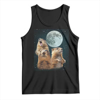 Funny Groundhog Meme Tank Top Woodchucks Under The Moon