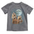 Funny Three Groundhog Meme Toddler T Shirt Woodchucks Under The Moon