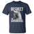Respect The Groundhog T Shirt Funny Woodchuck Shadow Meteorlogy