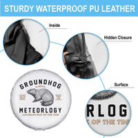 Groundhog Meteorology Spare Tire Cover Estd 1887 Accurate 50 Percent Of The Time Woodchuck