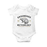 Groundhog Meteorology Baby Onesie Estd 1887 Accurate 50 Percent Of The Time Woodchuck