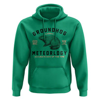 Groundhog Meteorology Hoodie Estd 1887 Accurate 50 Percent Of The Time Woodchuck