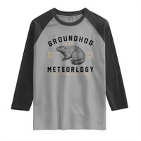 Groundhog Meteorology Raglan Shirt Estd 1887 Accurate 50 Percent Of The Time Woodchuck