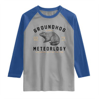 Groundhog Meteorology Raglan Shirt Estd 1887 Accurate 50 Percent Of The Time Woodchuck