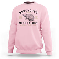 Groundhog Meteorology Sweatshirt Estd 1887 Accurate 50 Percent Of The Time Woodchuck