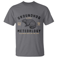 Groundhog Meteorology T Shirt Estd 1887 Accurate 50 Percent Of The Time Woodchuck