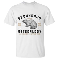 Groundhog Meteorology T Shirt Estd 1887 Accurate 50 Percent Of The Time Woodchuck