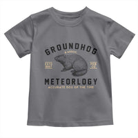 Groundhog Meteorology Toddler T Shirt Estd 1887 Accurate 50 Percent Of The Time Woodchuck