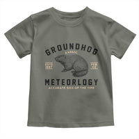 Groundhog Meteorology Toddler T Shirt Estd 1887 Accurate 50 Percent Of The Time Woodchuck