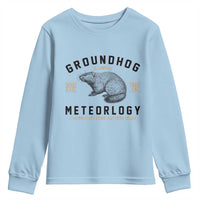 Groundhog Meteorology Youth Sweatshirt Estd 1887 Accurate 50 Percent Of The Time Woodchuck