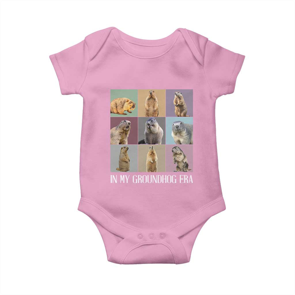 In My Groundhog Era Baby Onesie Funny Woodchuck