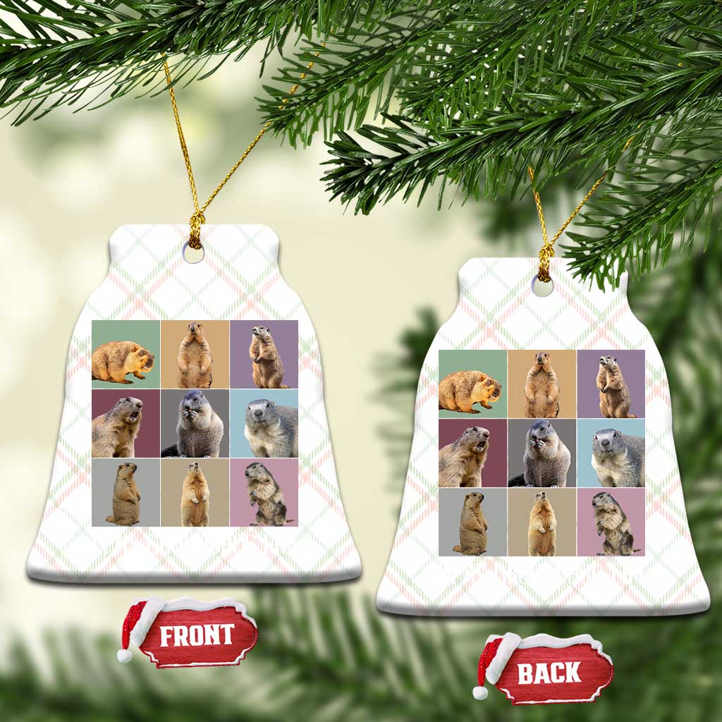 In My Groundhog Era Ceramic Ornament Funny Woodchuck - Wonder Print Shop