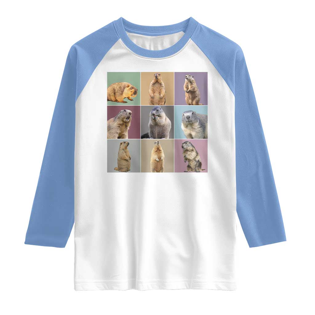 In My Groundhog Era Raglan Shirt Funny Woodchuck