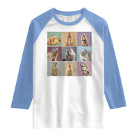 In My Groundhog Era Raglan Shirt Funny Woodchuck
