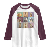 In My Groundhog Era Raglan Shirt Funny Woodchuck