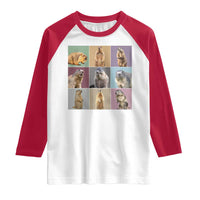 In My Groundhog Era Raglan Shirt Funny Woodchuck