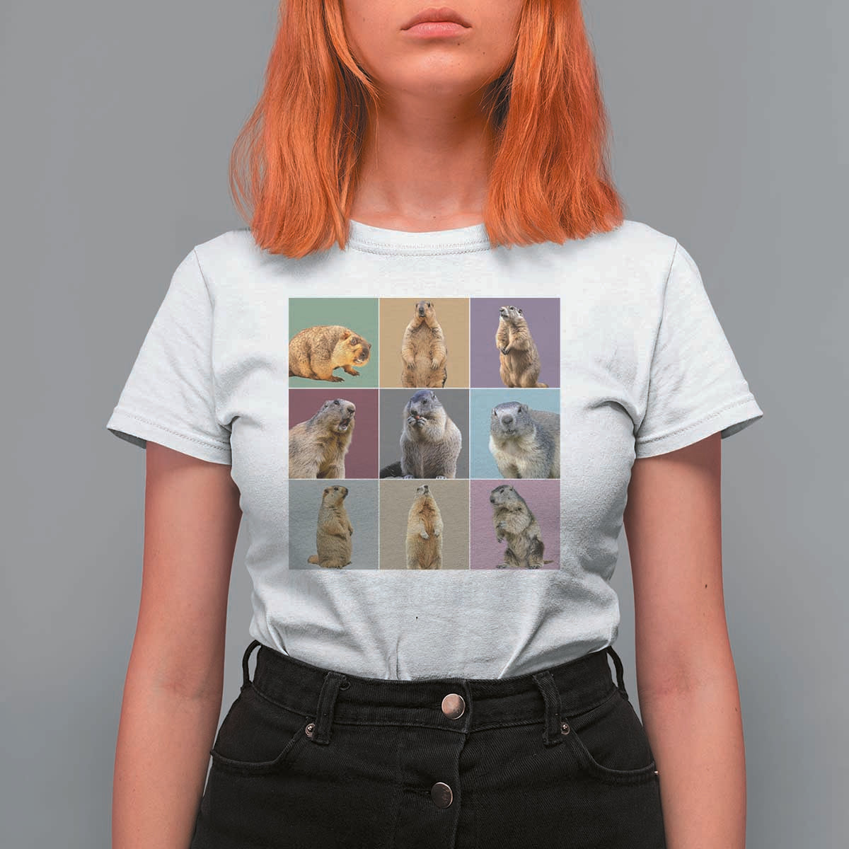 In My Groundhog Era T Shirt For Women Funny Woodchuck