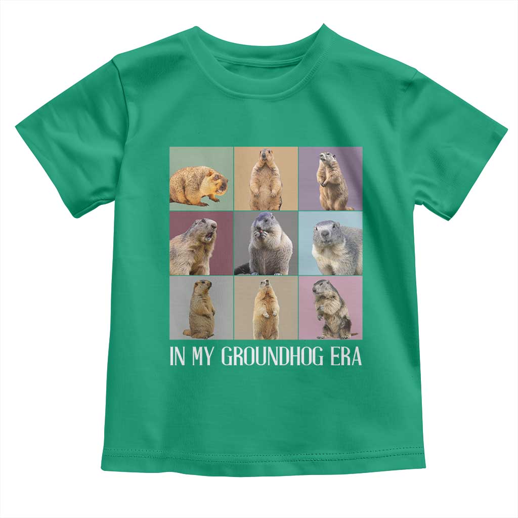 In My Groundhog Era Toddler T Shirt Funny Woodchuck