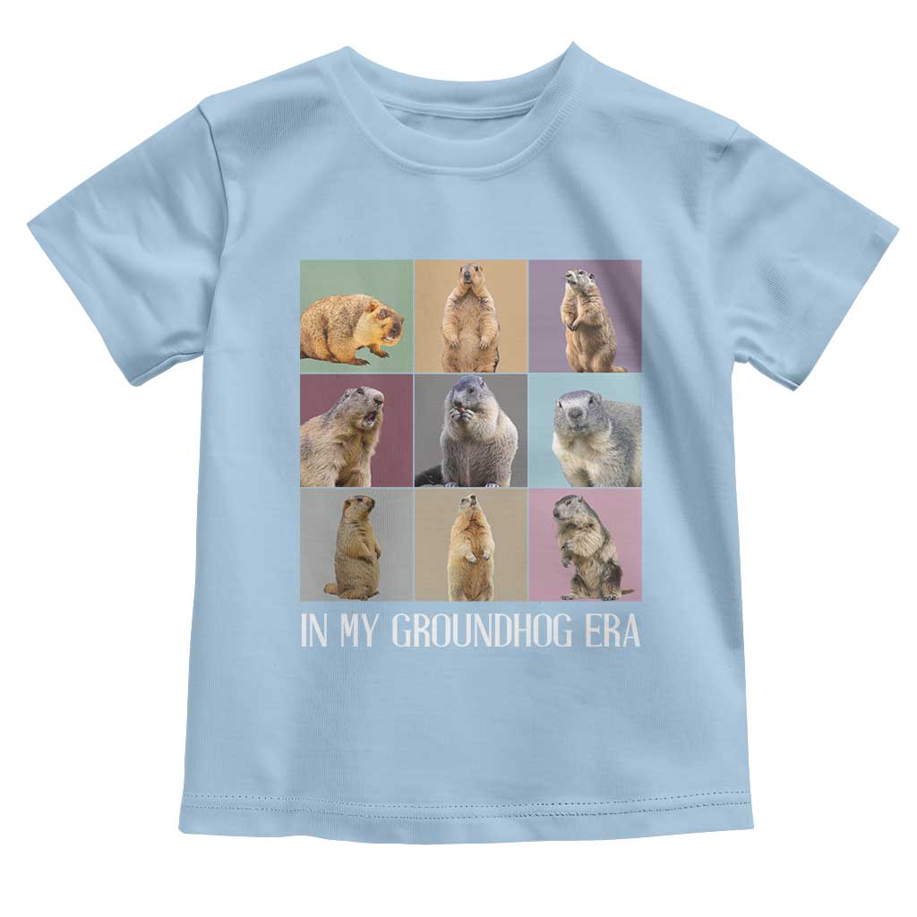 In My Groundhog Era Toddler T Shirt Funny Woodchuck