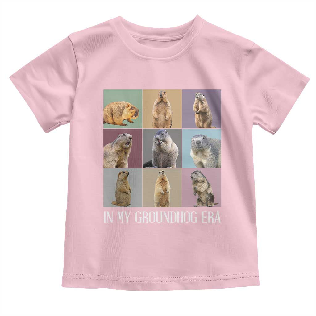 In My Groundhog Era Toddler T Shirt Funny Woodchuck