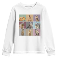 In My Groundhog Era Youth Sweatshirt Funny Woodchuck