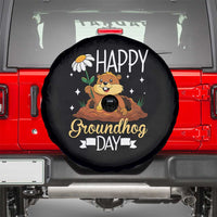 Happy Groundhog Day Spare Tire Cover Punxsutawney Phil Groundhog Lover