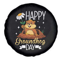 Happy Groundhog Day Spare Tire Cover Punxsutawney Phil Groundhog Lover
