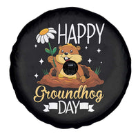 Happy Groundhog Day Spare Tire Cover Punxsutawney Phil Groundhog Lover