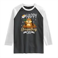 Happy Groundhog Day Raglan Shirt Punxsutawney Phil Groundhog Lover