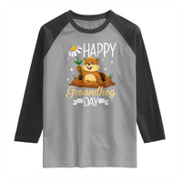 Happy Groundhog Day Raglan Shirt Punxsutawney Phil Groundhog Lover