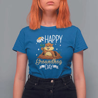 Happy Groundhog Day T Shirt For Women Punxsutawney Phil Groundhog Lover