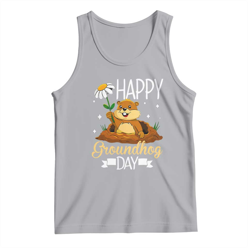 Happy Groundhog Day Tank Top Punxsutawney Phil Groundhog Lover