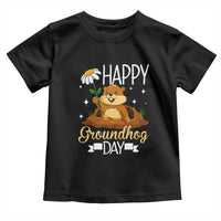 Happy Groundhog Day Toddler T Shirt Punxsutawney Phil Groundhog Lover