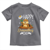 Happy Groundhog Day Toddler T Shirt Punxsutawney Phil Groundhog Lover