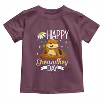 Happy Groundhog Day Toddler T Shirt Punxsutawney Phil Groundhog Lover