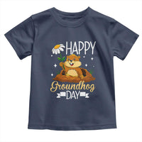 Happy Groundhog Day Toddler T Shirt Punxsutawney Phil Groundhog Lover