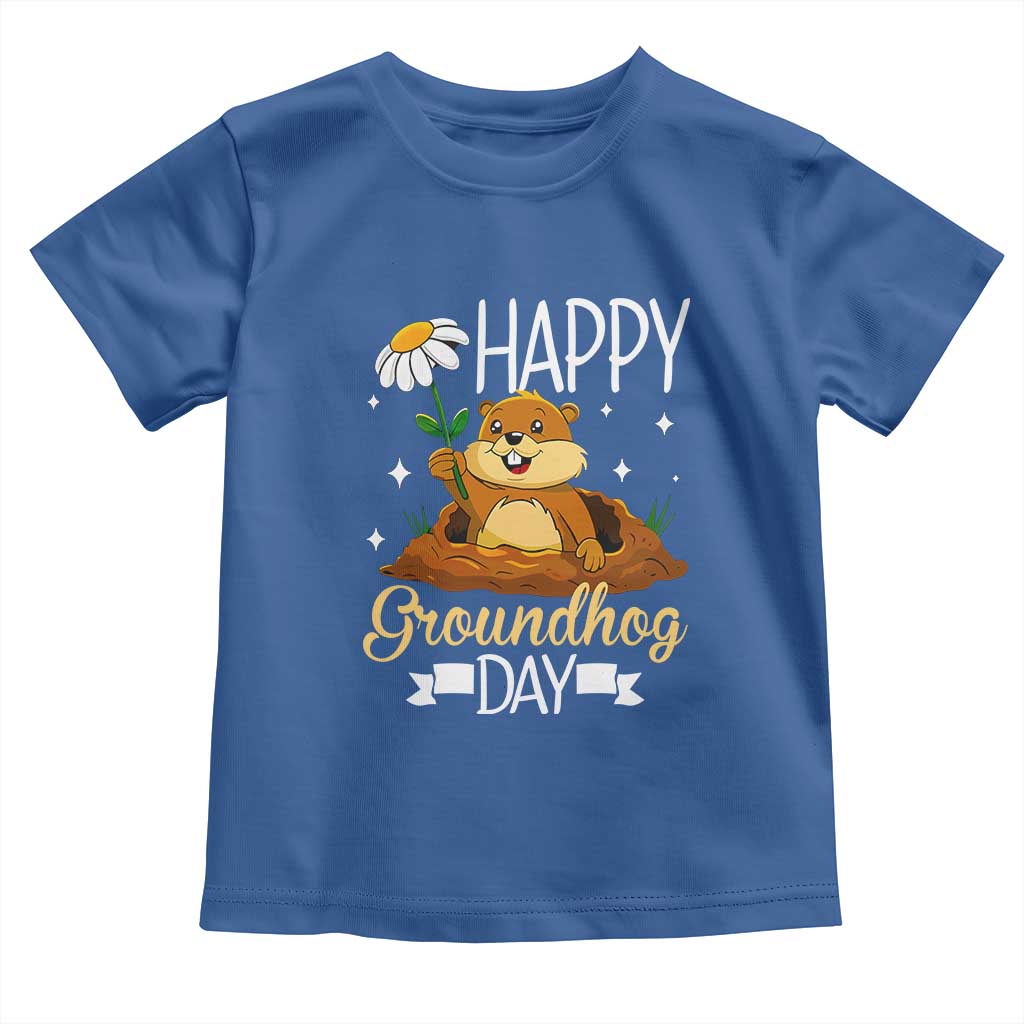 Happy Groundhog Day Toddler T Shirt Punxsutawney Phil Groundhog Lover