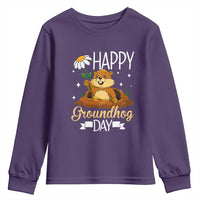 Happy Groundhog Day Youth Sweatshirt Punxsutawney Phil Groundhog Lover