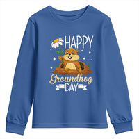 Happy Groundhog Day Youth Sweatshirt Punxsutawney Phil Groundhog Lover