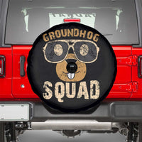 Groundhog Squad Spare Tire Cover Cute Woodchuck Happy Groundhog Day