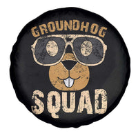 Groundhog Squad Spare Tire Cover Cute Woodchuck Happy Groundhog Day