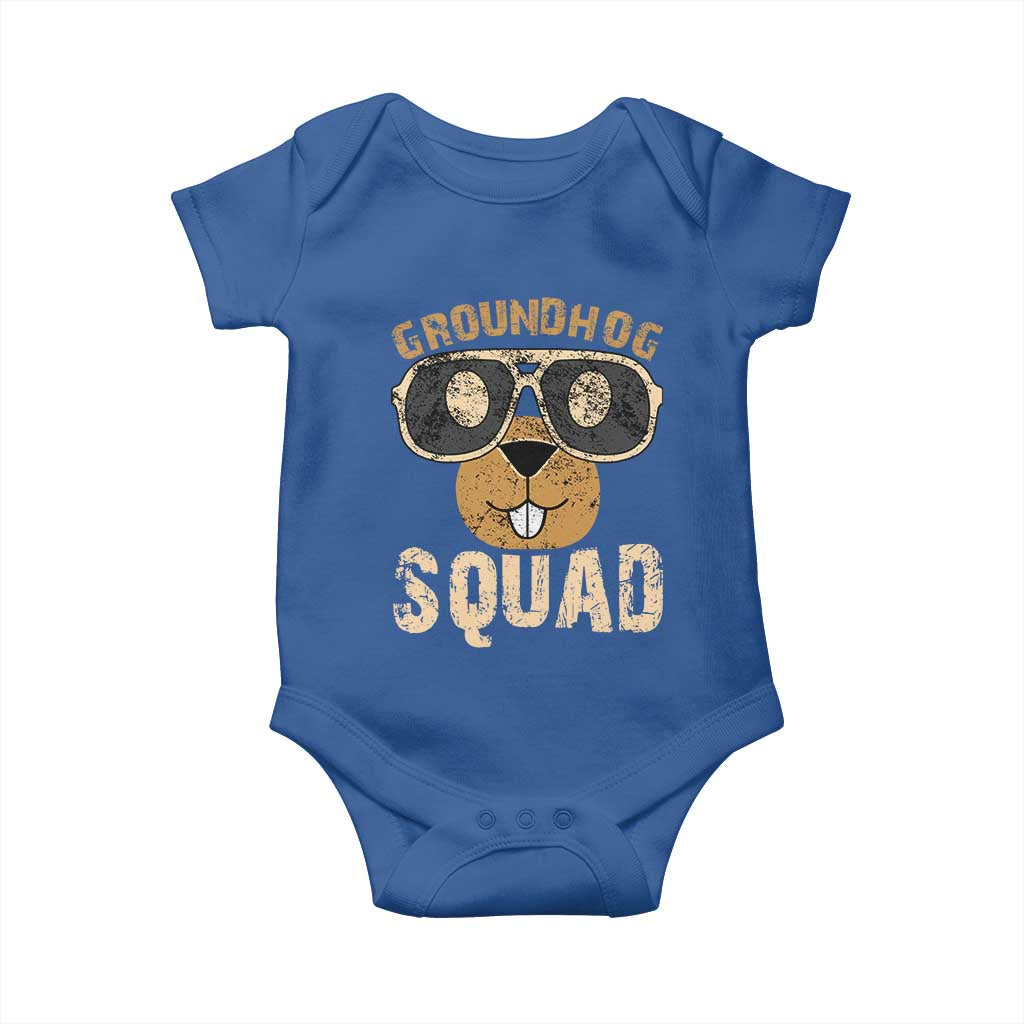 Groundhog Squad Baby Onesie Cute Woodchuck Happy Groundhog Day