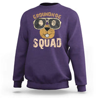 Groundhog Squad Sweatshirt Cute Woodchuck Happy Groundhog Day