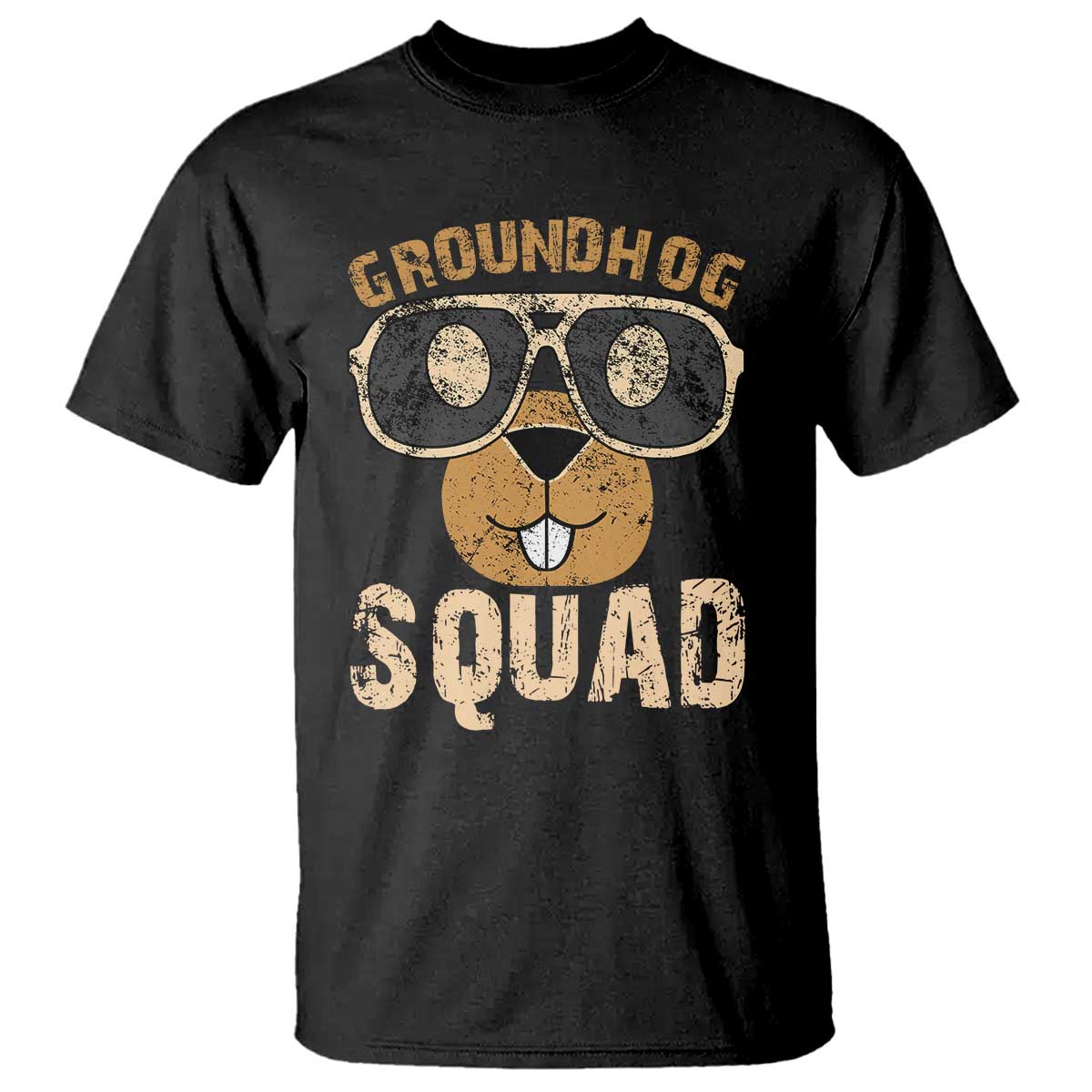Groundhog Squad T Shirt Cute Woodchuck Happy Groundhog Day